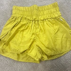Free People The Way Home Short. Color: Lime. Size: Medium.